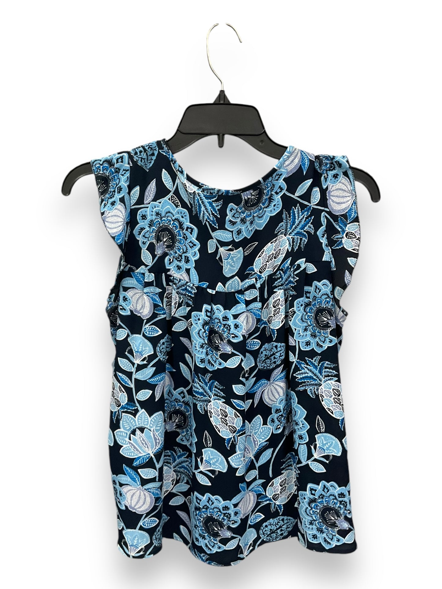 Top Sleeveless By Loft In Blue, Size: Xsp