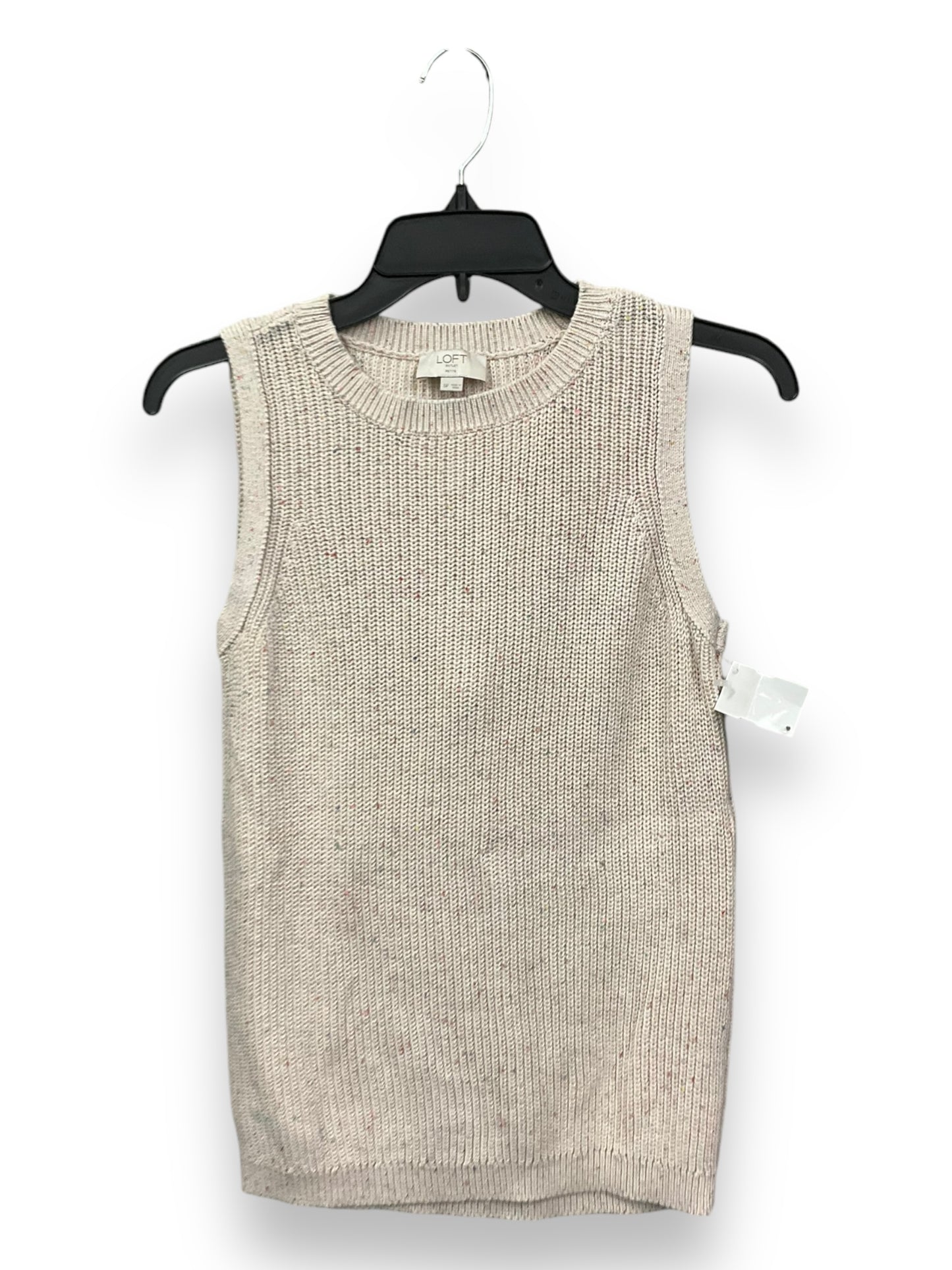 Top Sleeveless Basic By Loft In Beige, Size: Sp