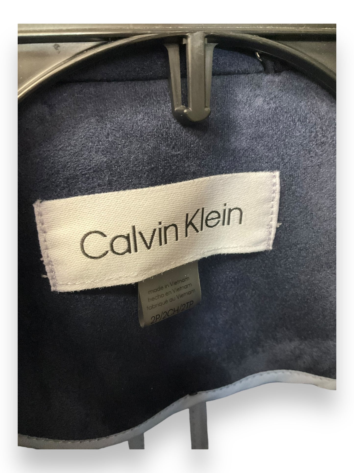 Jacket Other By Calvin Klein In Navy, Size: Sp