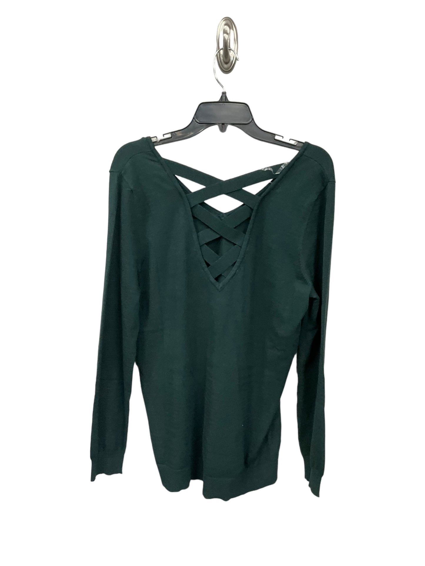 Sweater By Clothes Mentor In Green, Size: L