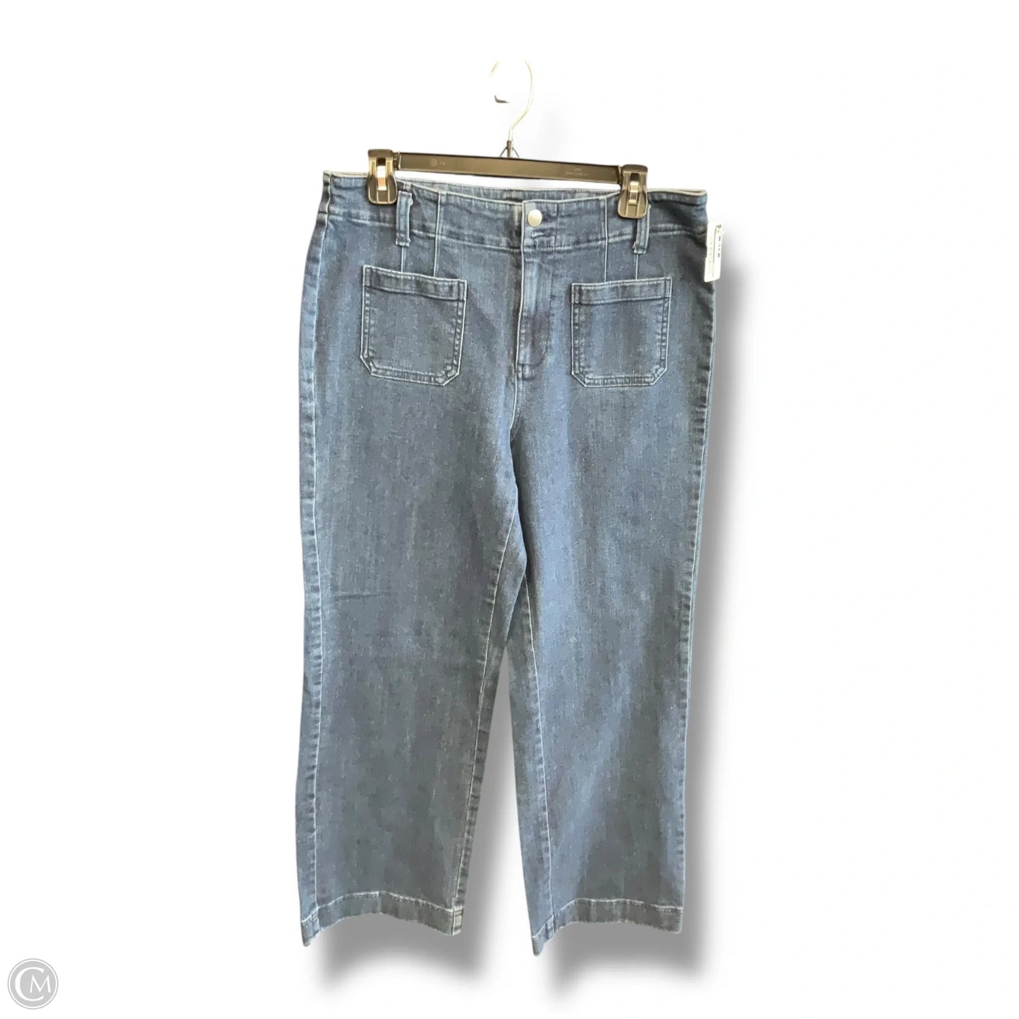 Jeans Wide Leg By Talbots In Blue Denim, Size: 10