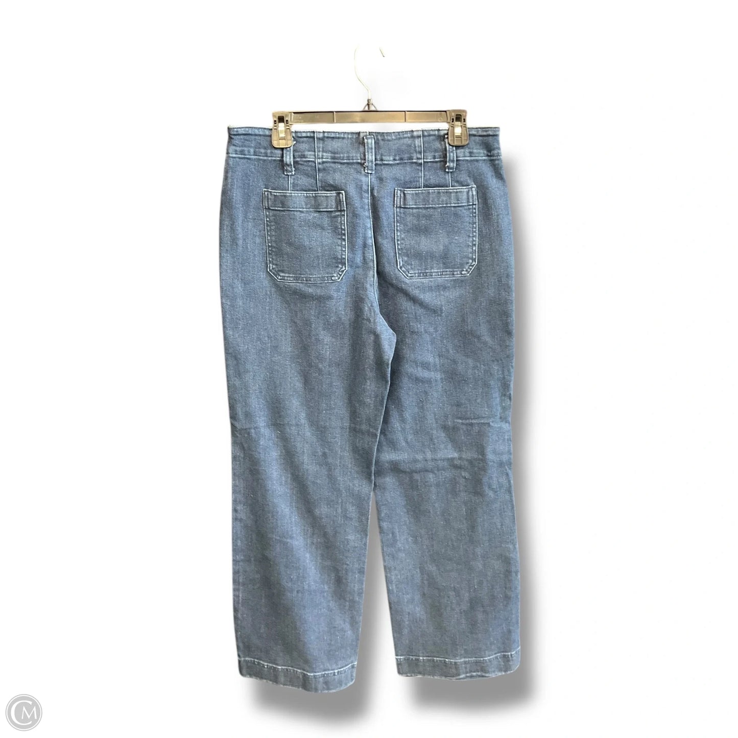 Jeans Wide Leg By Talbots In Blue Denim, Size: 10