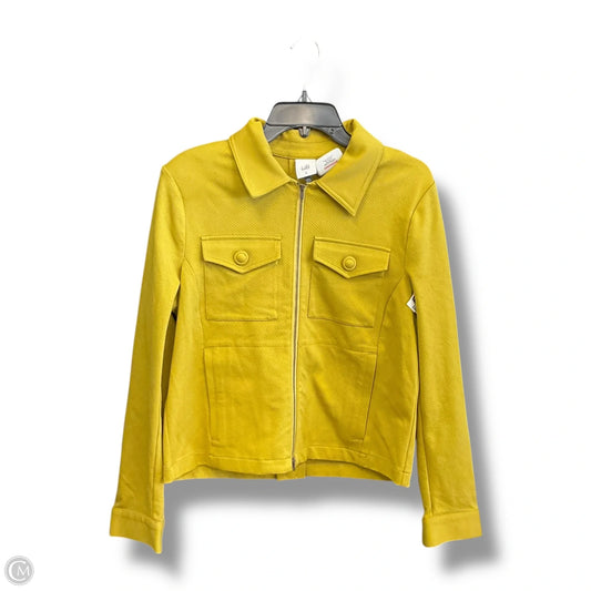 Jacket Shirt By Cabi In Green, Size: M