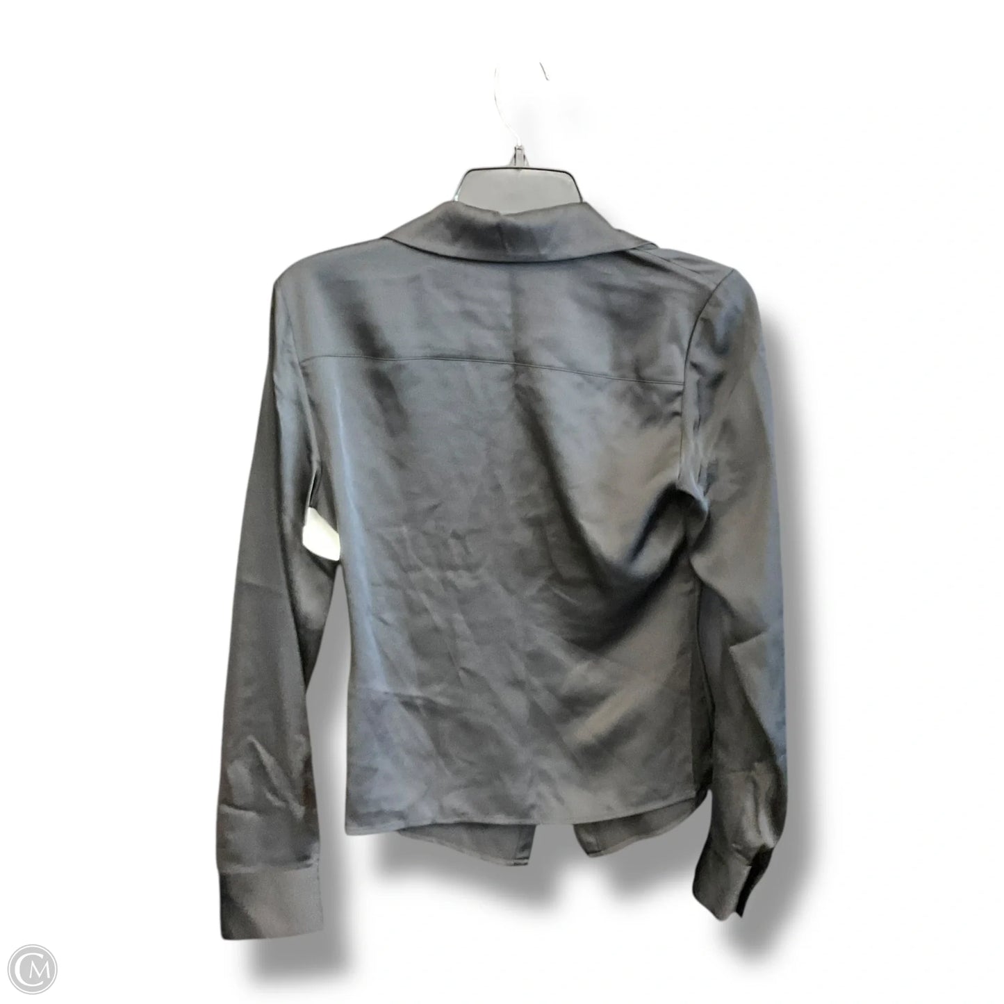 Blouse Long Sleeve By Theory In Black, Size: Sp