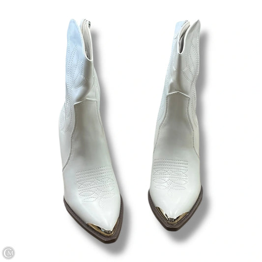 Boots Ankle Heels By Good American In Black, Size: 9.5