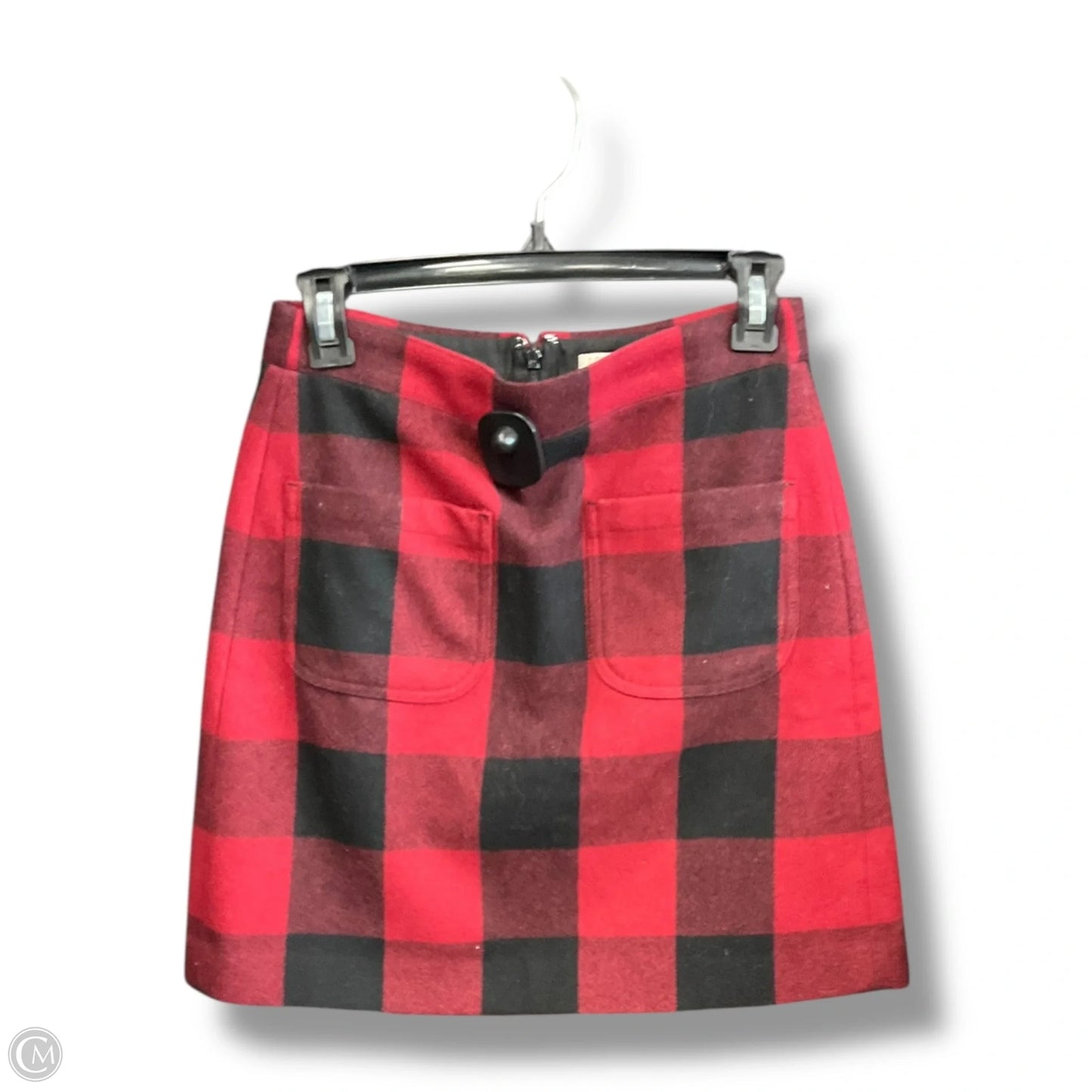 Skirt Midi By J. Crew In Plaid Pattern, Size: Xs