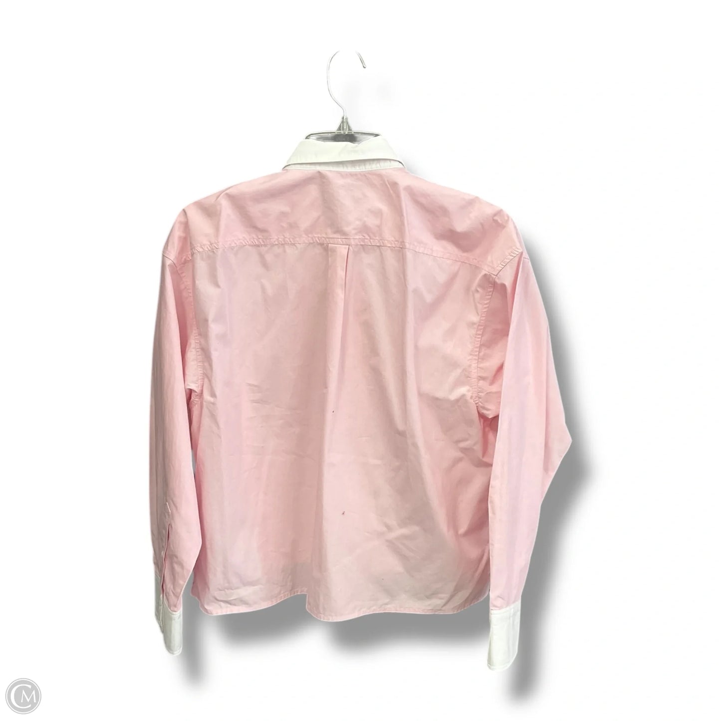 Blouse Long Sleeve By J. Crew In Pink, Size: 6