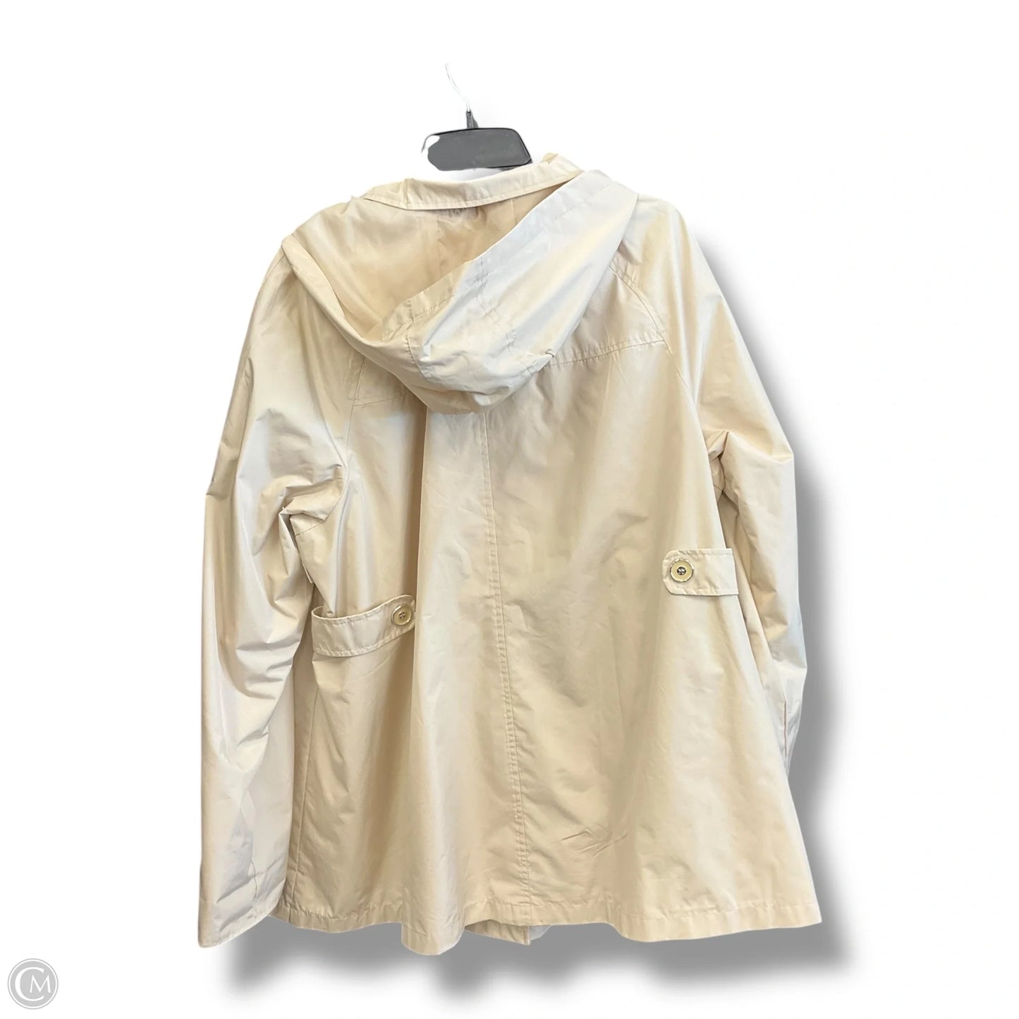 Jacket Windbreaker By White Stag In Cream, Size: 3x