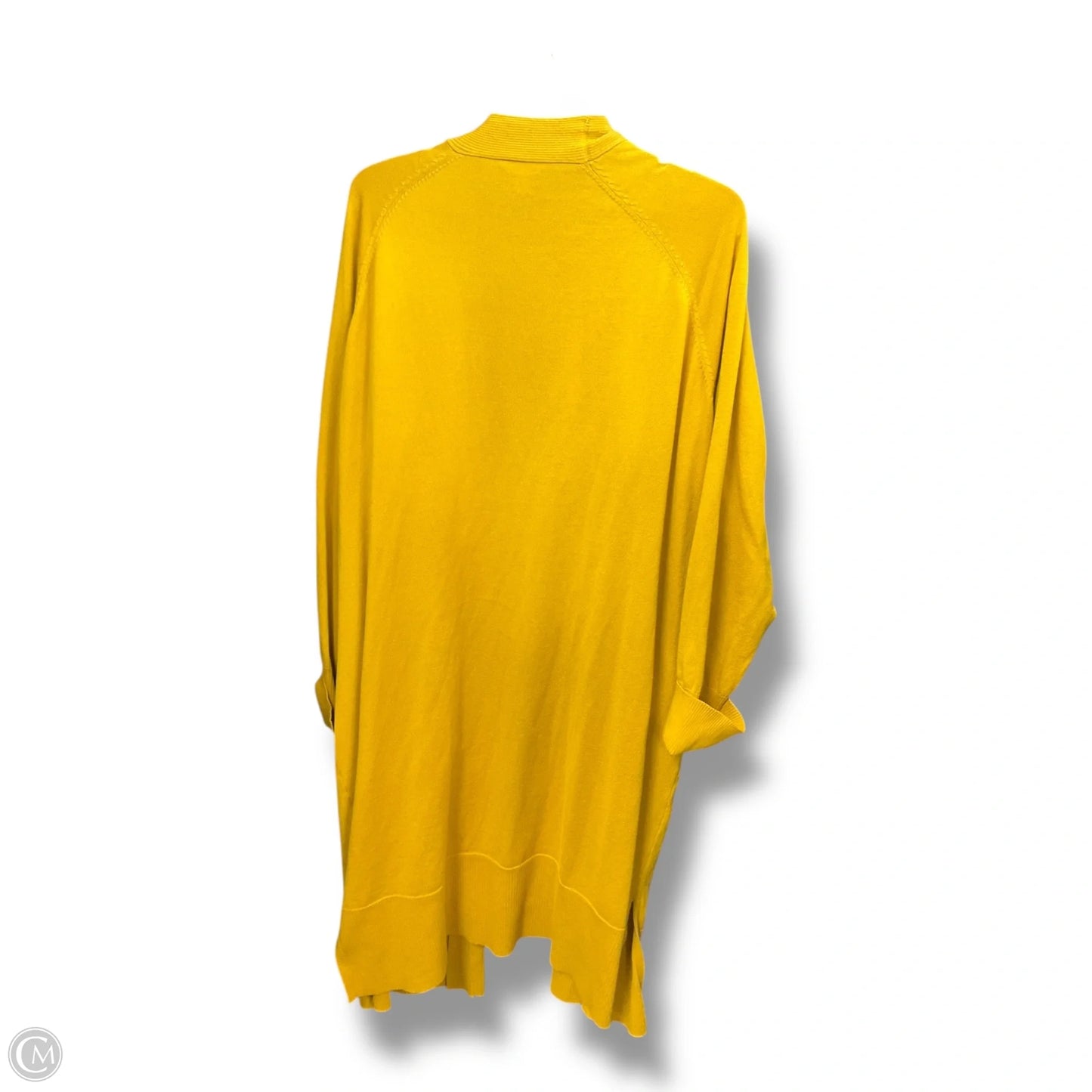 Cardigan By Terra & Sky In Yellow, Size: 3x