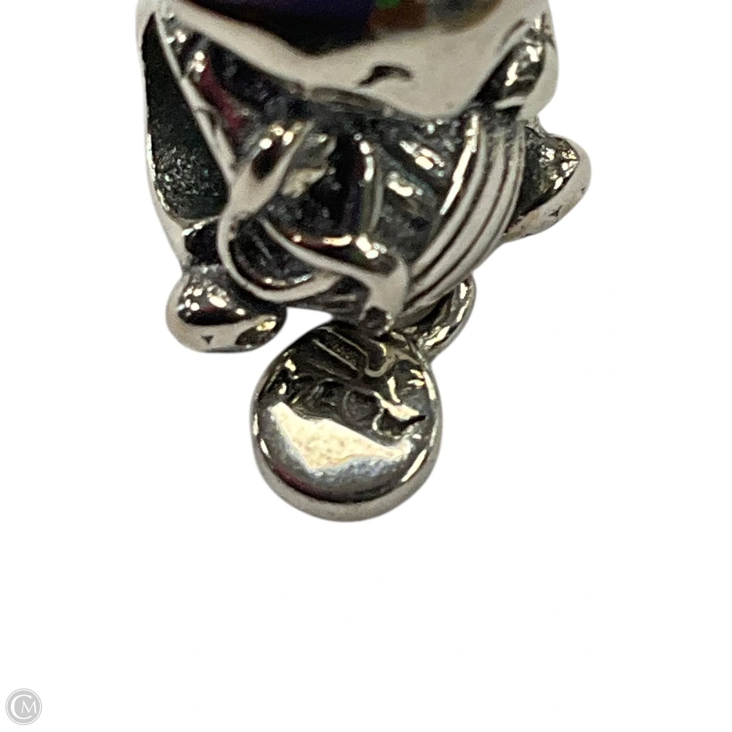 Necklace Charm By Pandora, Size: Small ; kitten with yard ball charm