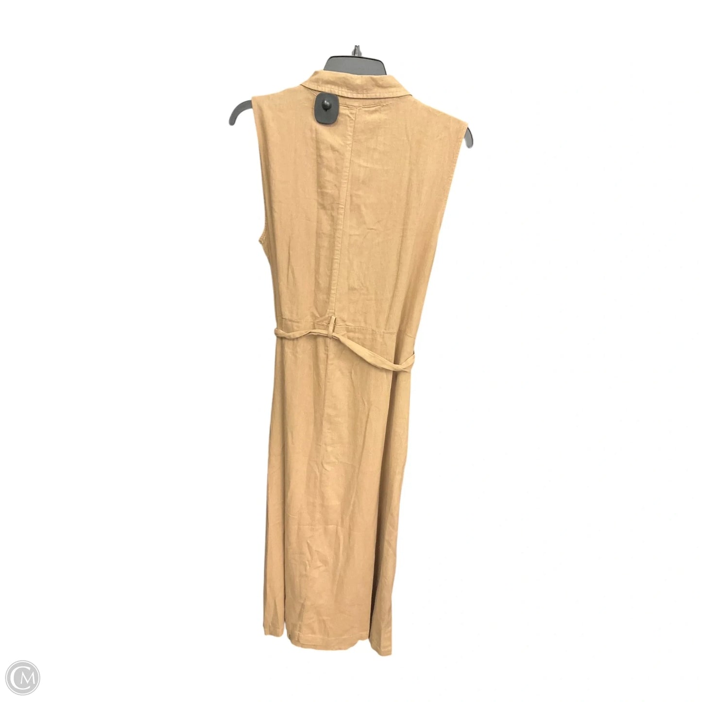 Dress Casual Maxi By Croft And Barrow In Tan, Size: L