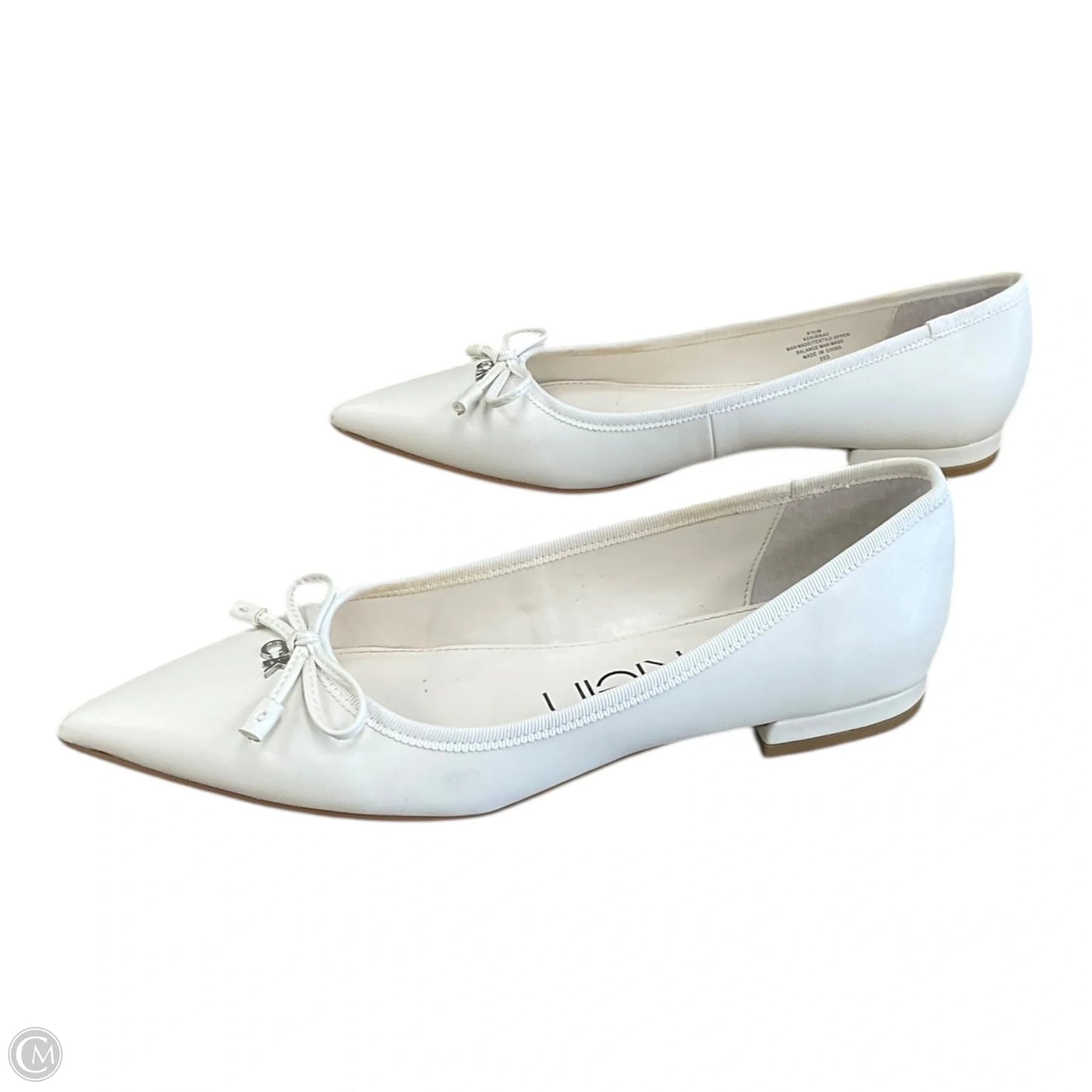 Shoes Flats By Calvin Klein In Ivory, Size: 8.5