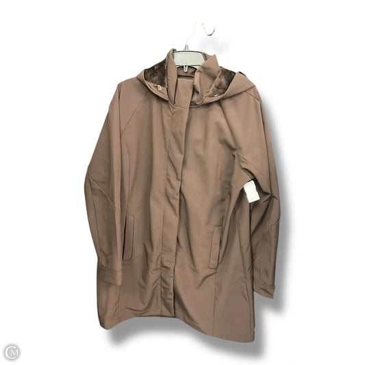 Coat Raincoat By Mondetta In Brown, Size: Xl