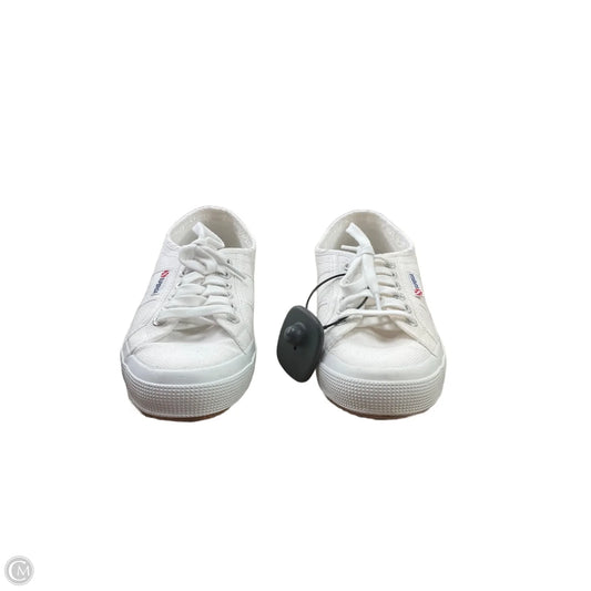 Shoes Sneakers By Superga In White, Size: 8