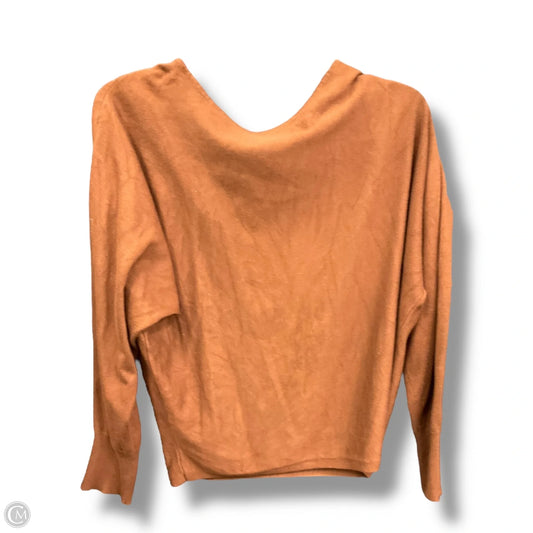 Top Long Sleeve By Cyrus In Brown, Size: M