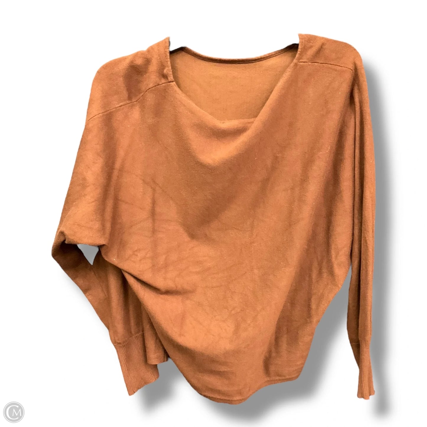 Top Long Sleeve By Cyrus In Brown, Size: M