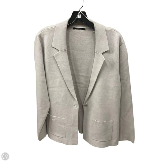 Cardigan By Tahari In Beige, Size: Xl