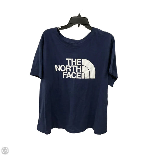 Top Short Sleeve By The North Face In Navy, Size: 3x