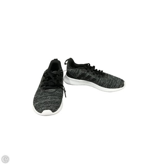 Shoes Athletic By Adidas In Black & Grey, Size: 8.5