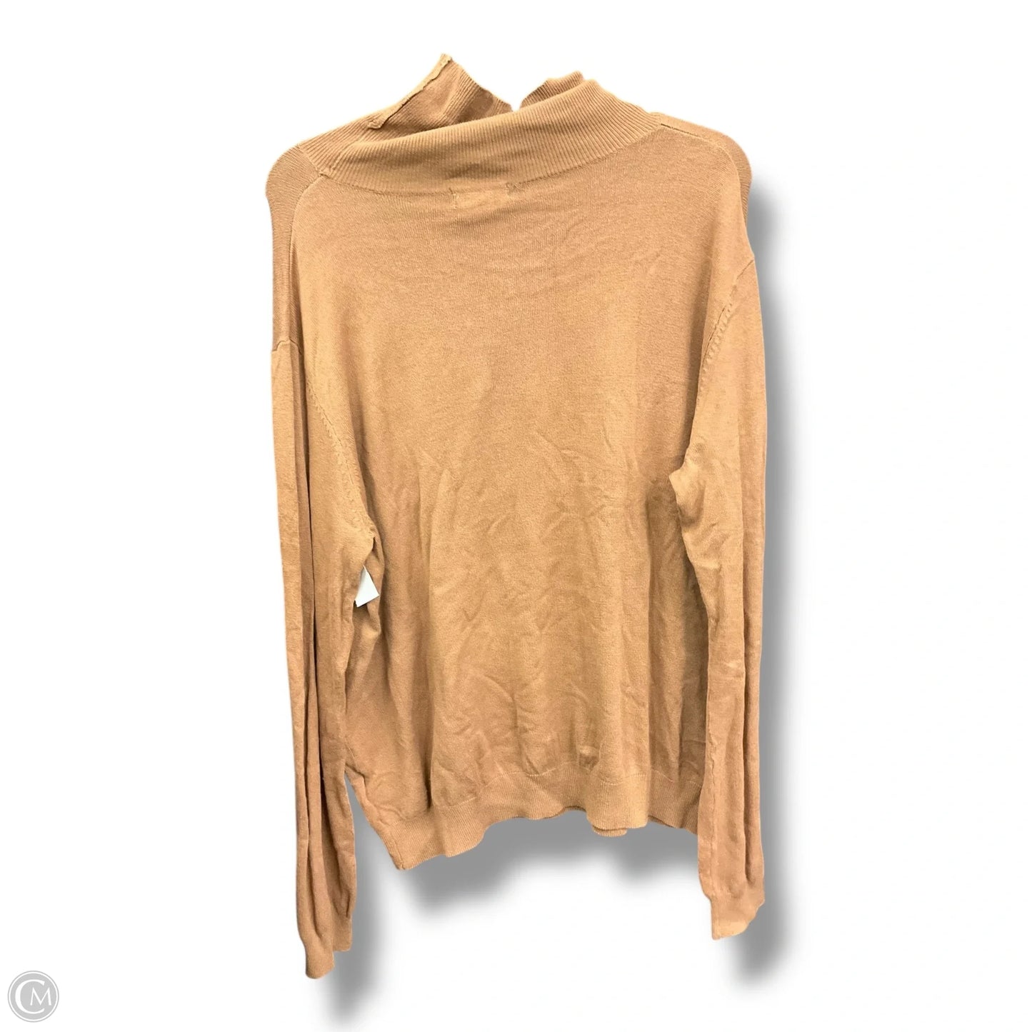 Top Long Sleeve By H&m In Brown, Size: Xxl