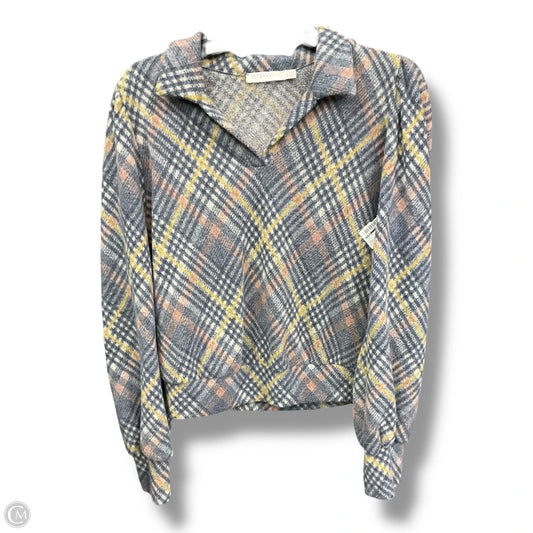 Top Long Sleeve By Lush In Multi-colored, Size: L