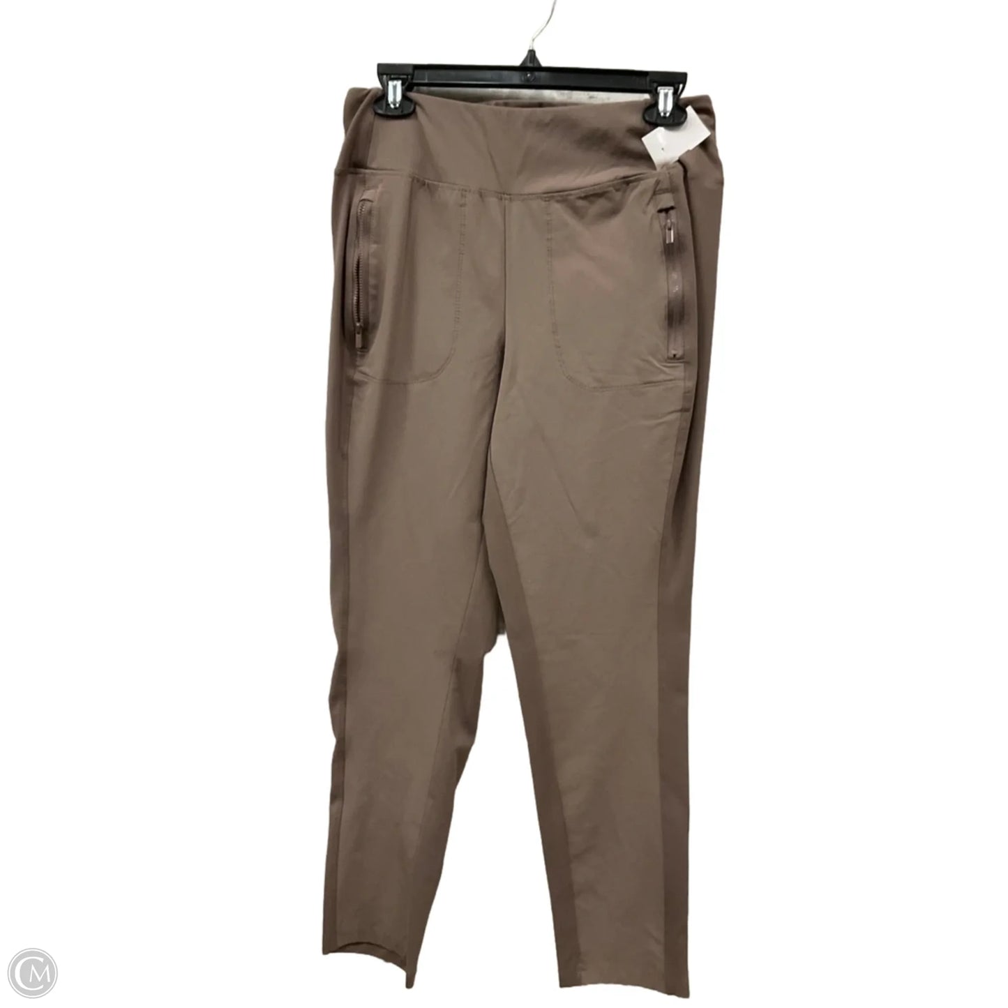 Athletic Leggings By 90 Degrees By Reflex In Taupe, Size: M