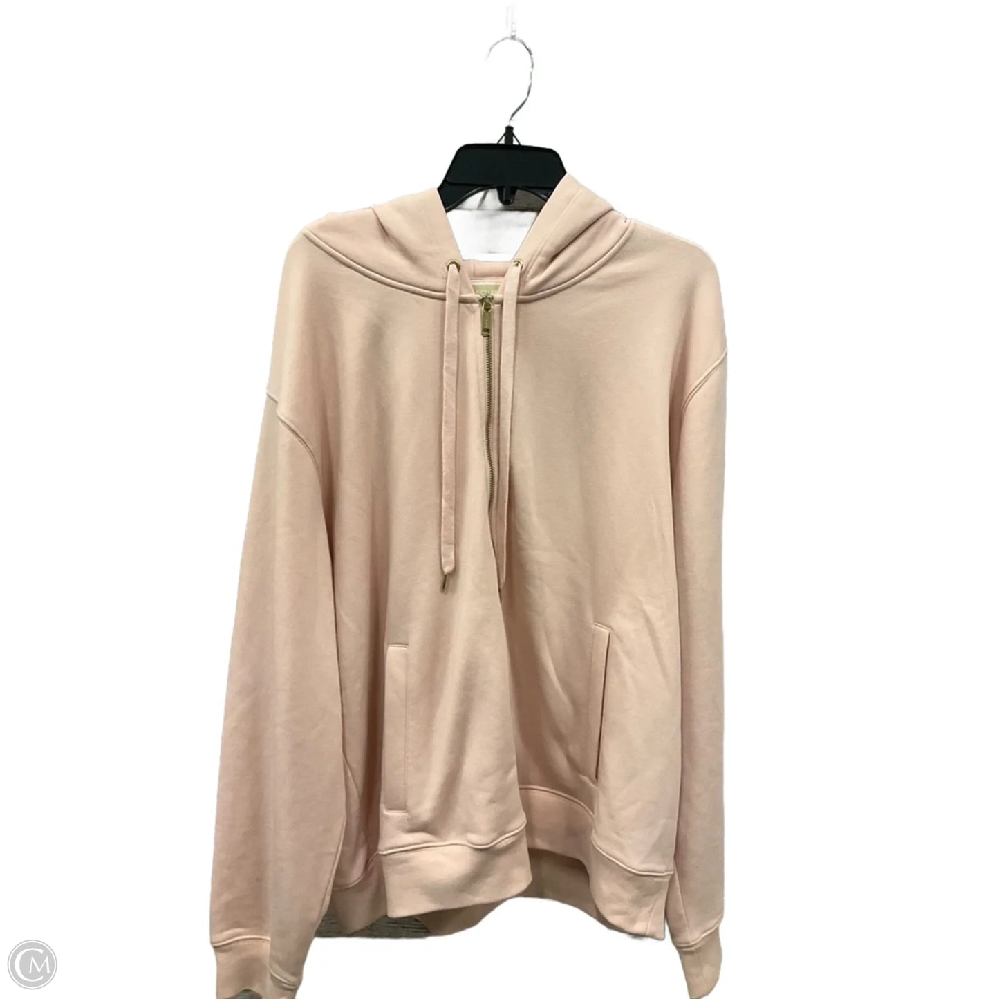 Athletic Jacket By Michael By Michael Kors In Pink, Size: Xl