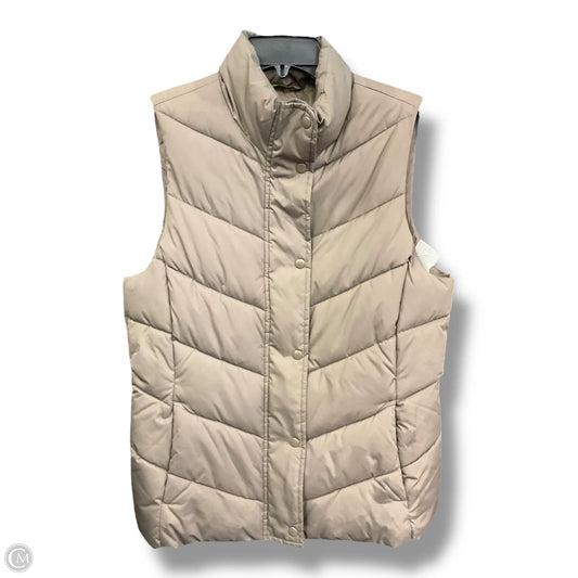 Vest Puffer & Quilted By Gap In Taupe, Size: M