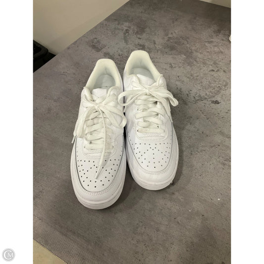 Shoes Athletic By Nike In White, Size: 8