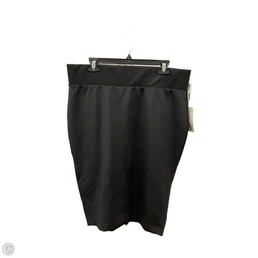 Skirt Midi By Worthington In Black, Size: 18