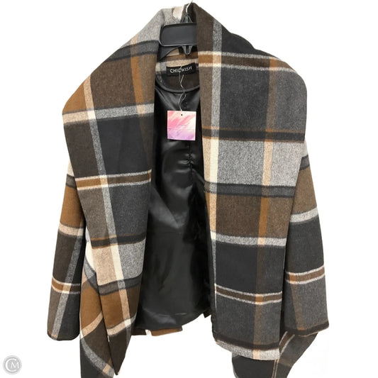 Coat Other By Chicwish In Plaid Pattern, Size: S