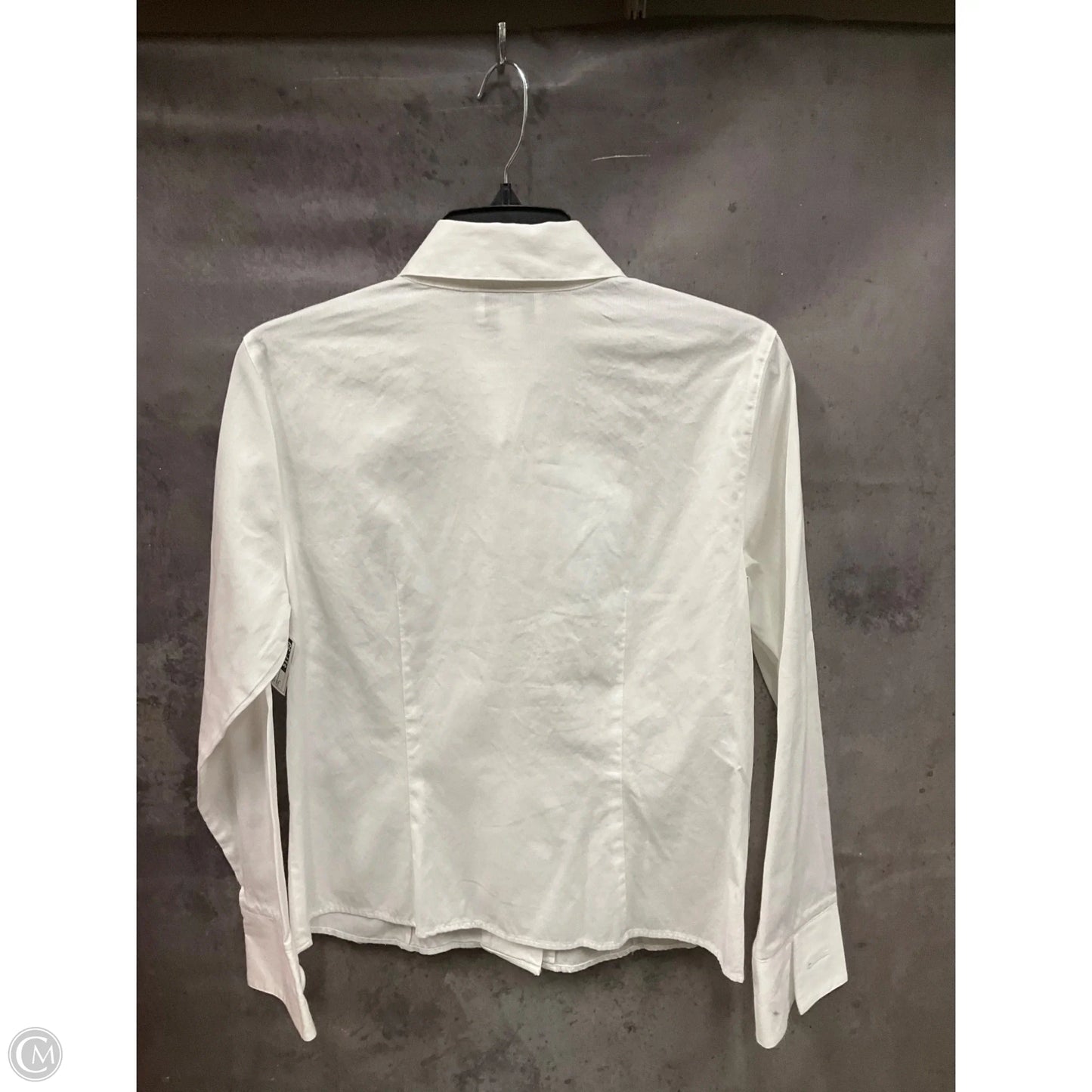 Blouse Long Sleeve By Talbots In White, Size: L