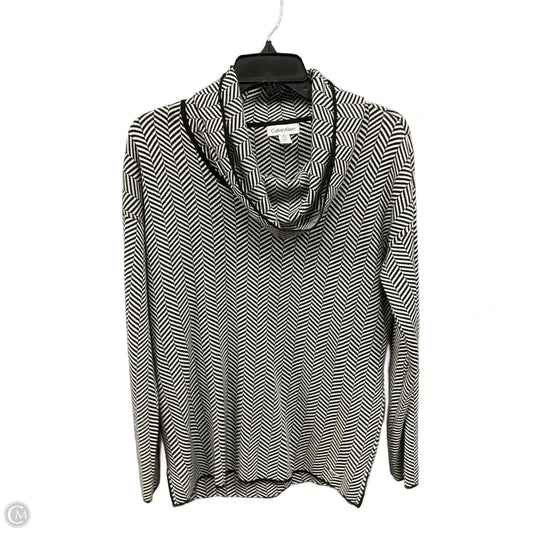 Top Long Sleeve By Calvin Klein In Zebra Print, Size: S