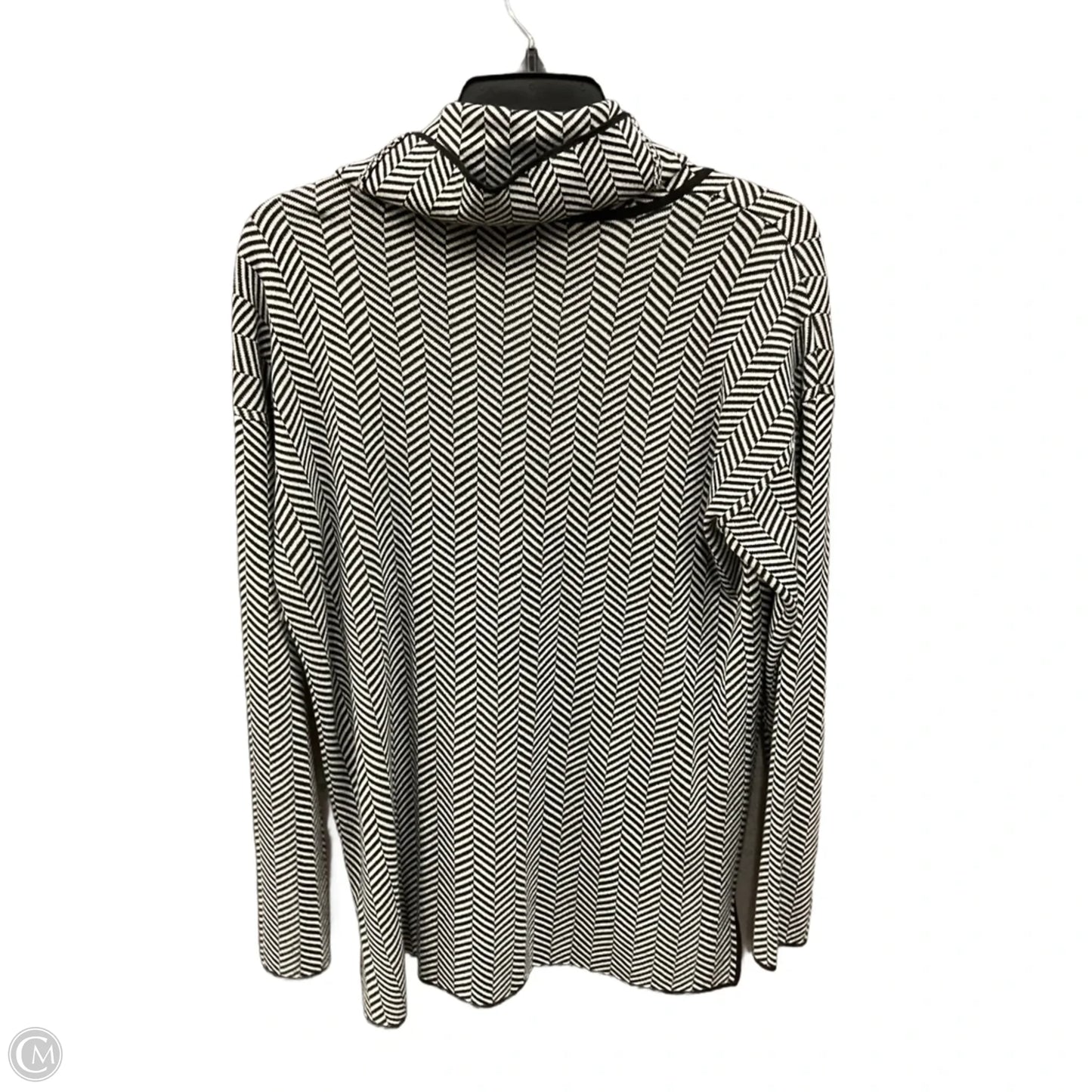 Top Long Sleeve By Calvin Klein In Zebra Print, Size: S