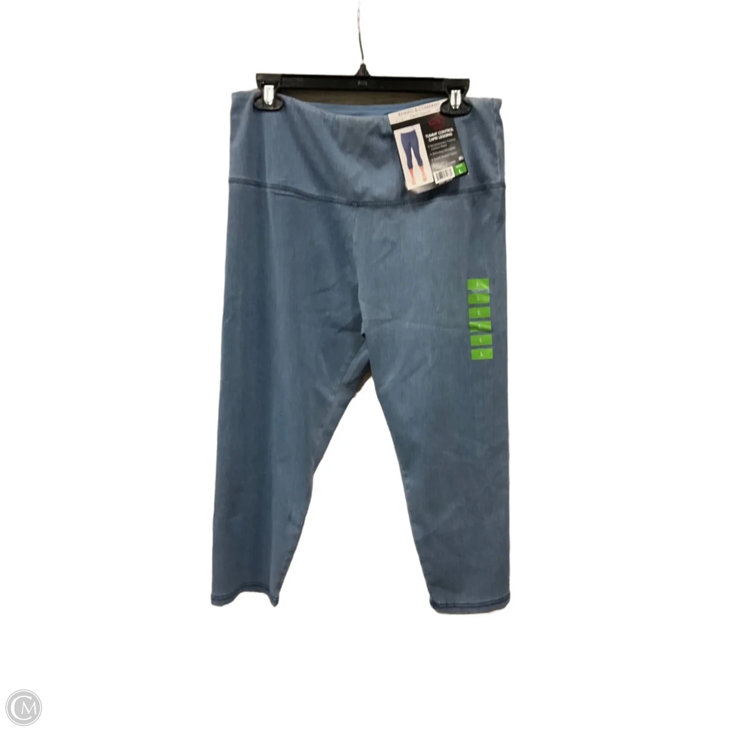 Athletic Leggings By Clothes Mentor In Blue, Size: L