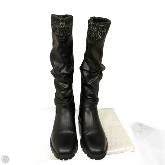 Boots Mid-calf Flats By Maurices In Black, Size: 8.5