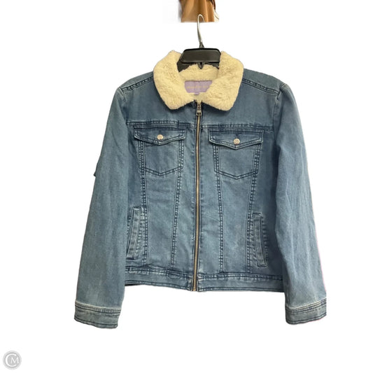 Jacket Denim By Madden Girl In Blue Denim, Size: Xl
