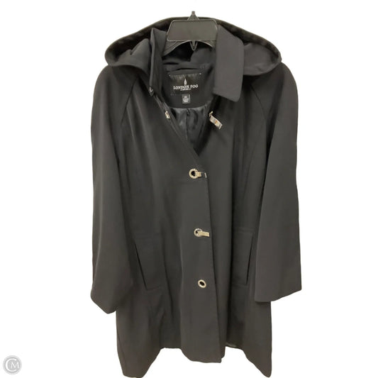 Coat Other By London Fog In Black, Size: 1x
