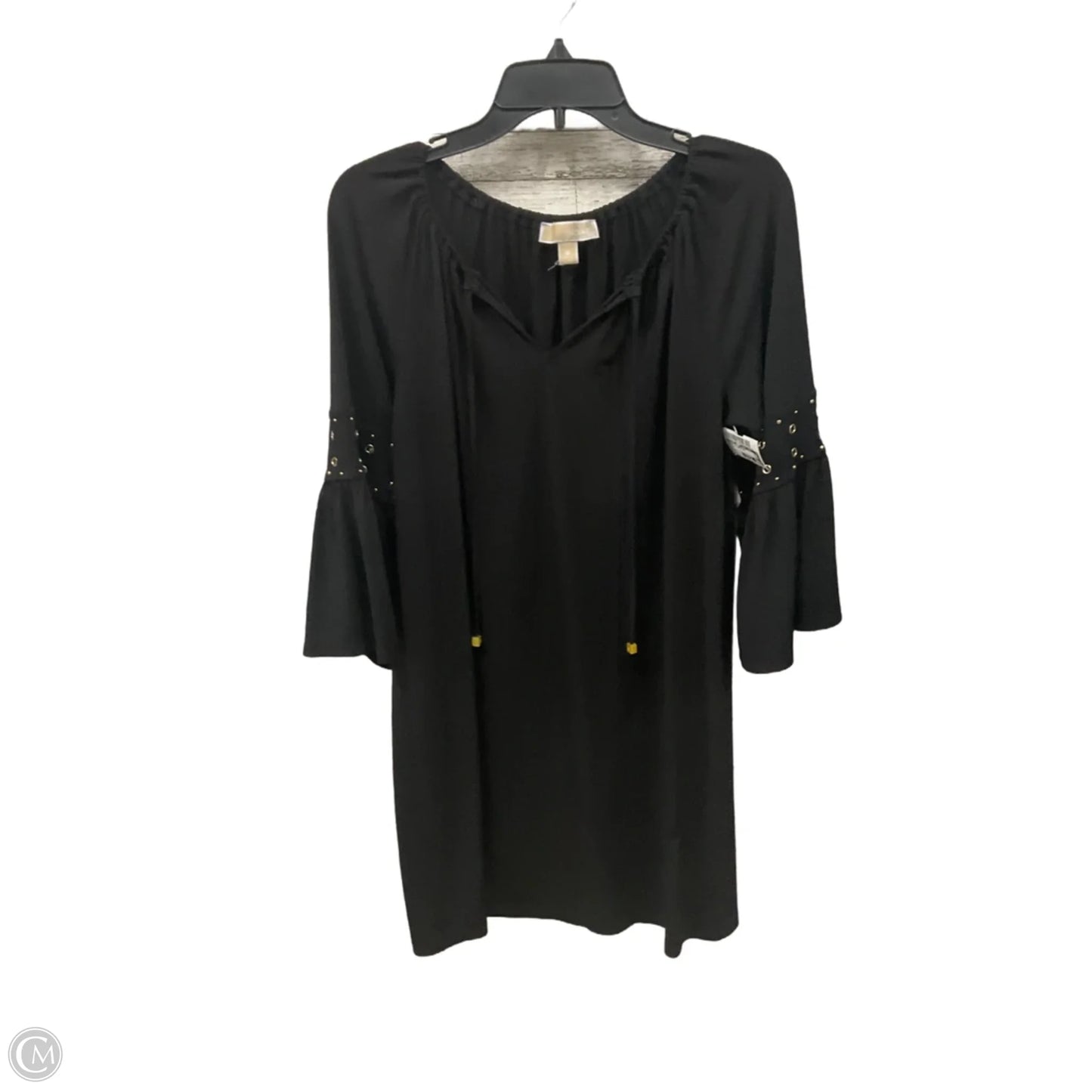 Dress Casual Midi By Michael By Michael Kors In Black, Size: M