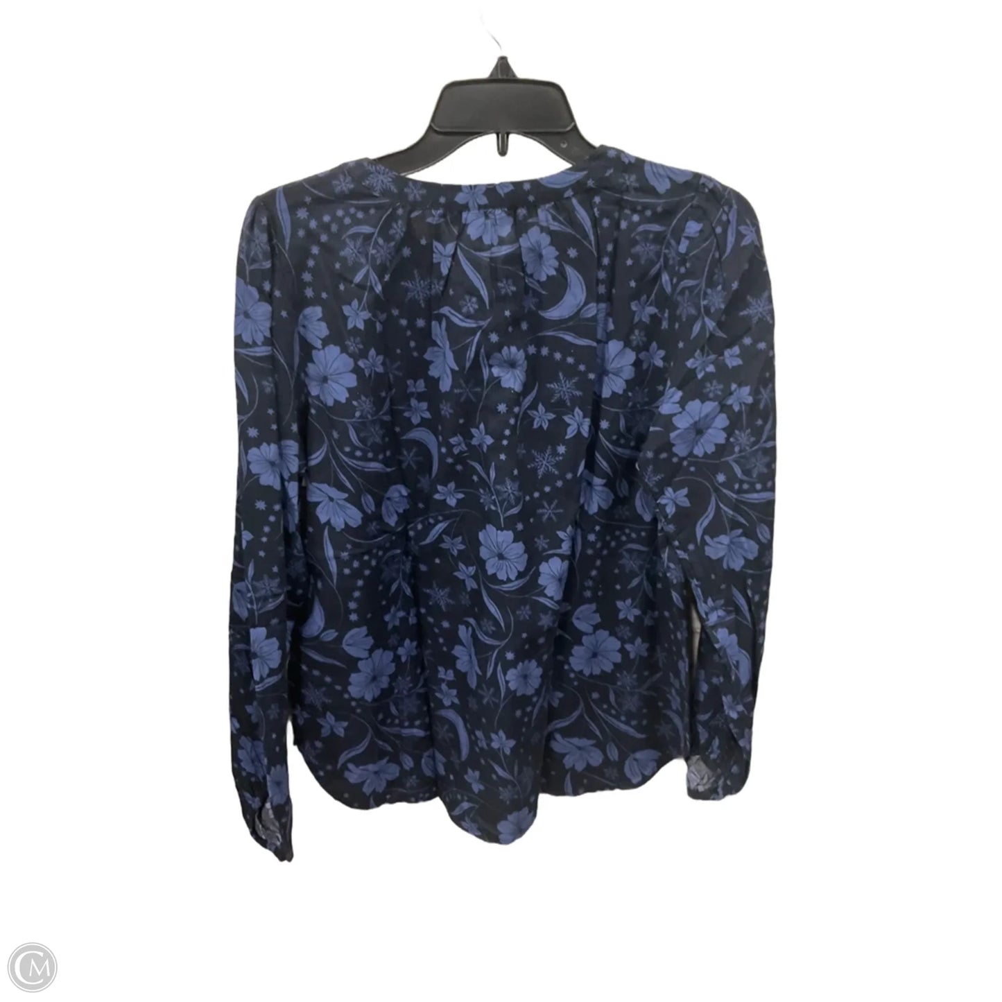 Top Long Sleeve By Loft In Blue, Size: S