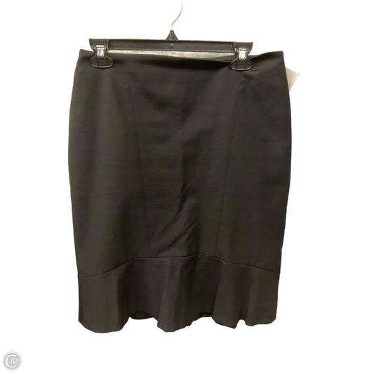 Skirt Midi By White House Black Market In Black, Size: 8