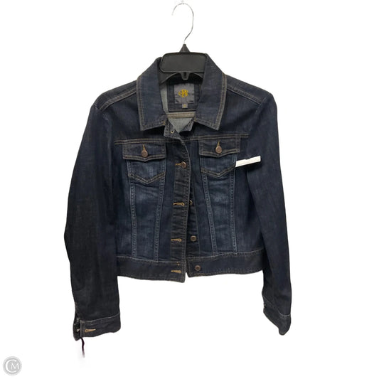 Jacket Denim By Clothes Mentor In Blue Denim, Size: M