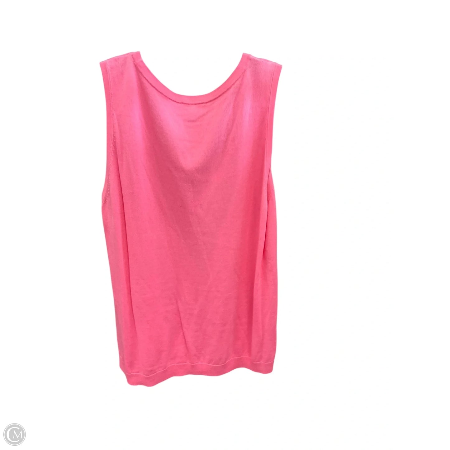 Top Sleeveless By Talbots In Pink, Size: M