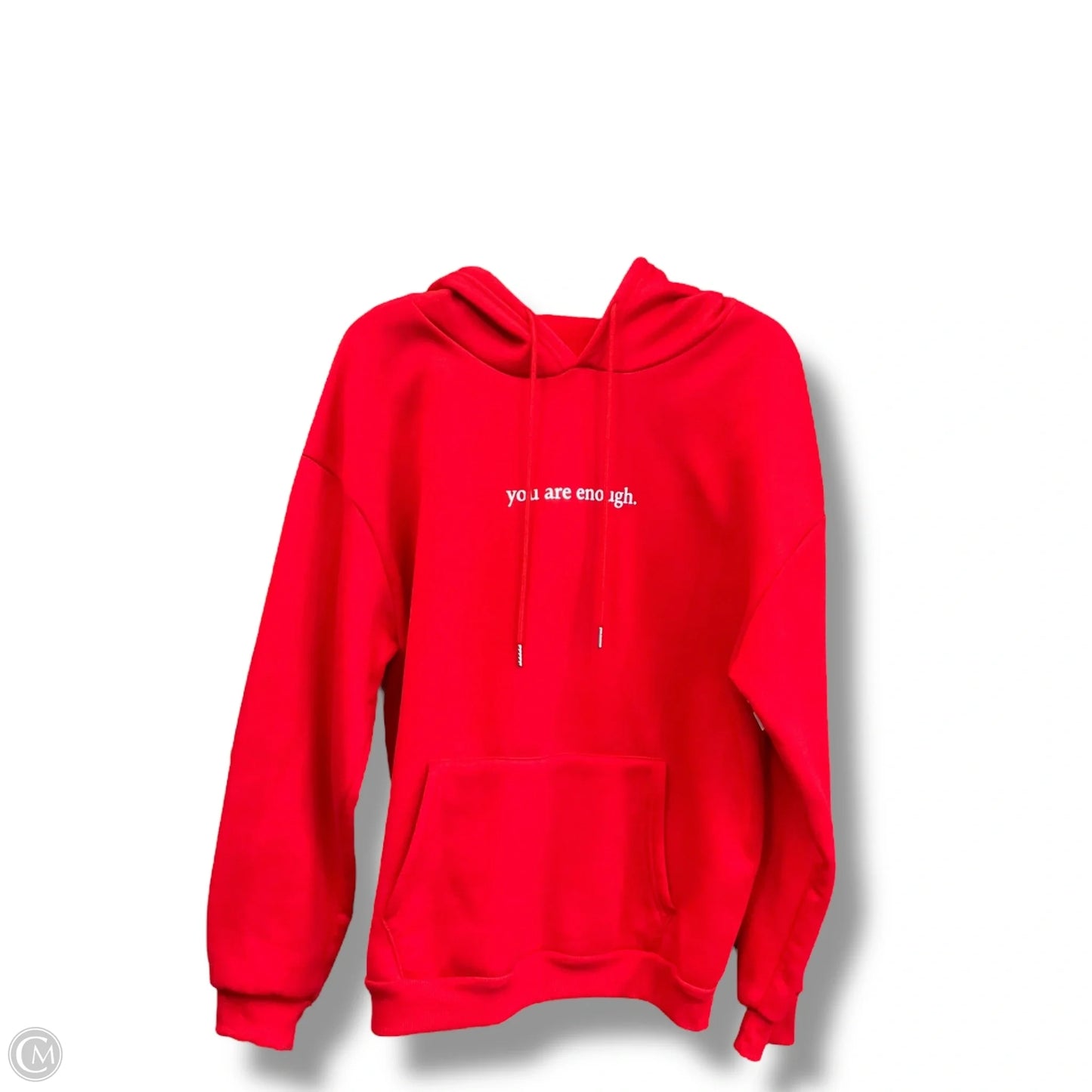 Sweatshirt Hoodie By Clothes Mentor In Red, Size: M