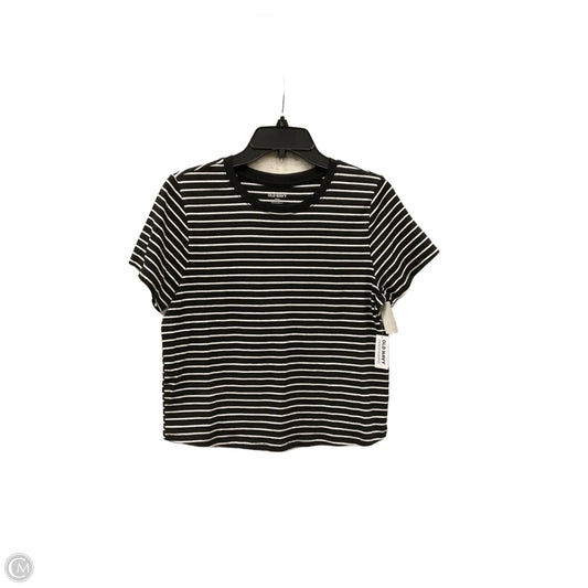 Top Short Sleeve By Old Navy In Striped Pattern, Size: L