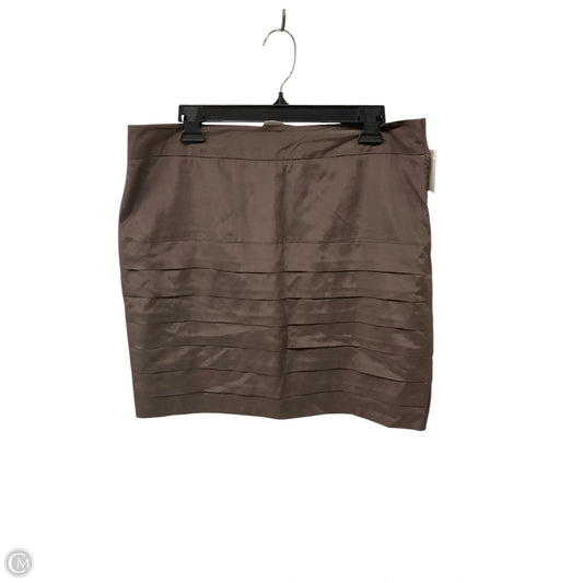 Skirt Midi By H&m In Brown, Size: L