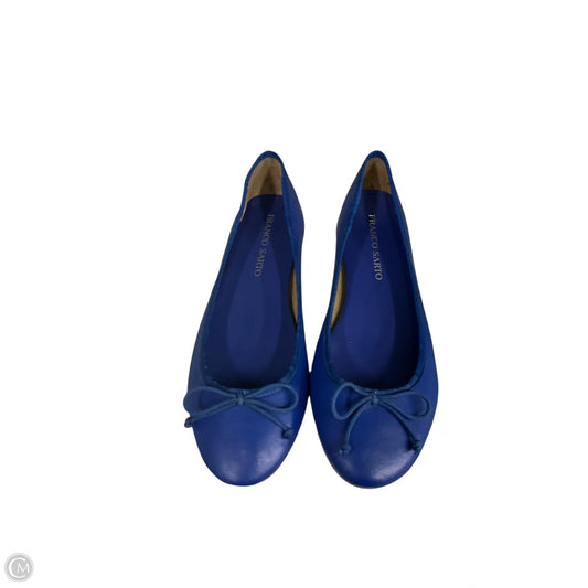 Shoes Flats By Franco Sarto In Blue, Size: 9