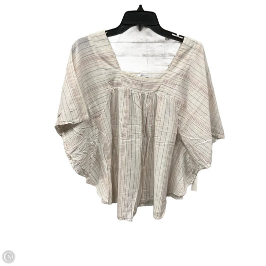 Top Short Sleeve By Madewell In Multi-colored, Size: M