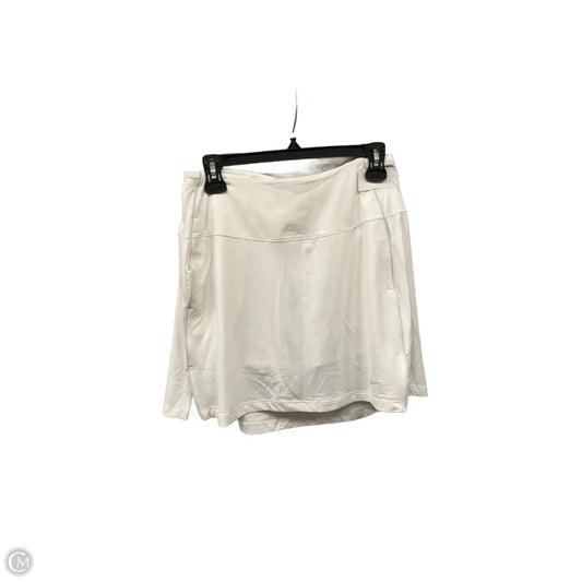 Athletic Skort By Nike In White, Size: S