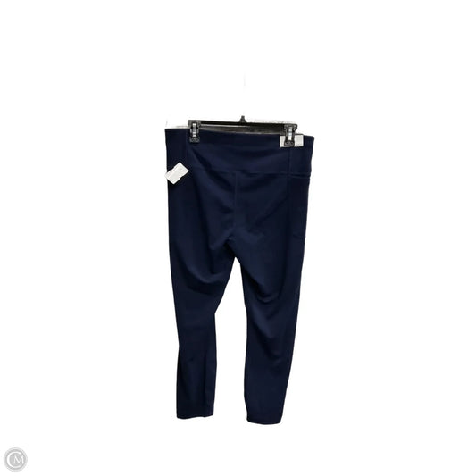 Athletic Leggings By Under Armour In Navy, Size: Xl